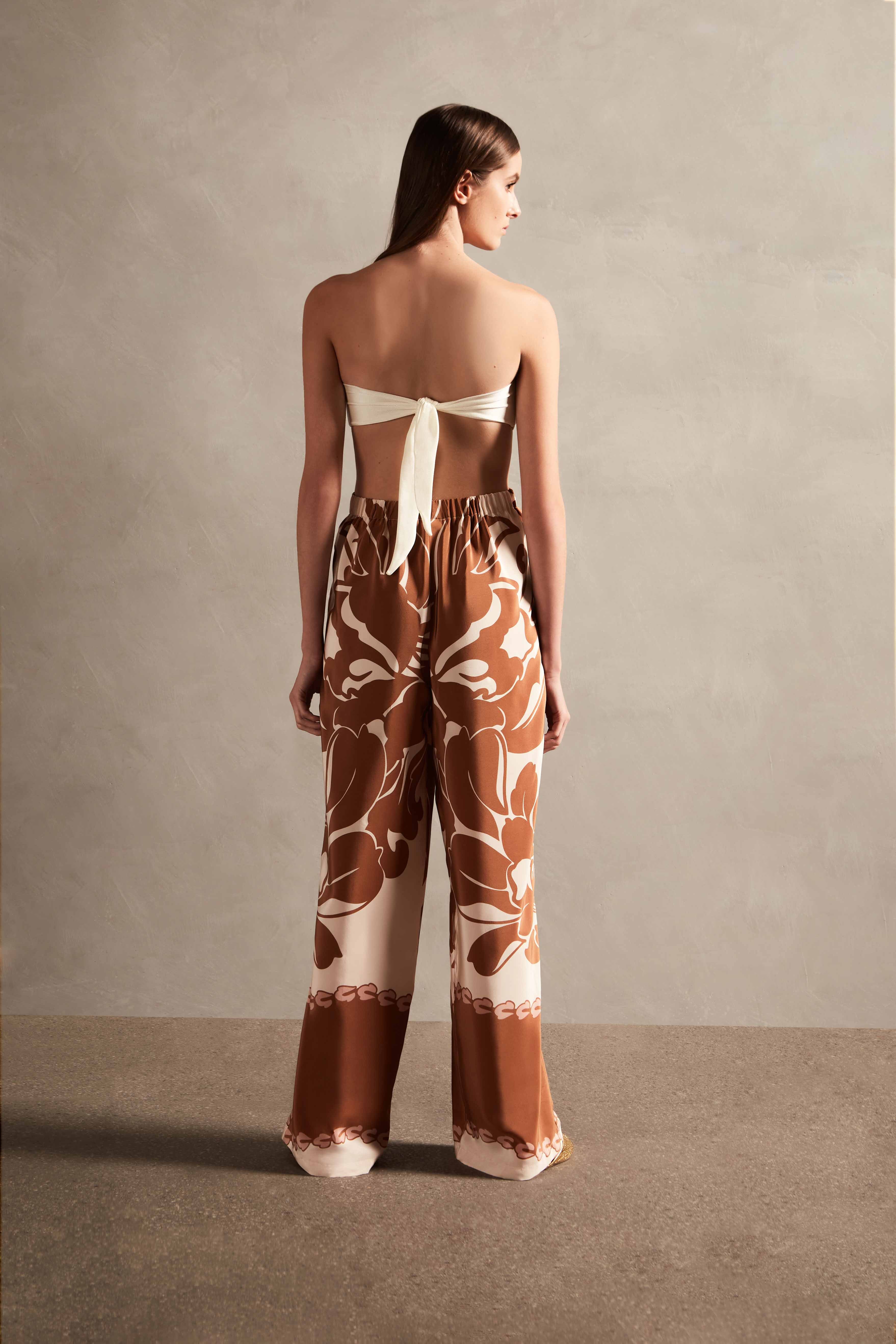 Spray Of Flower Wide-Leg Pants - Image 3